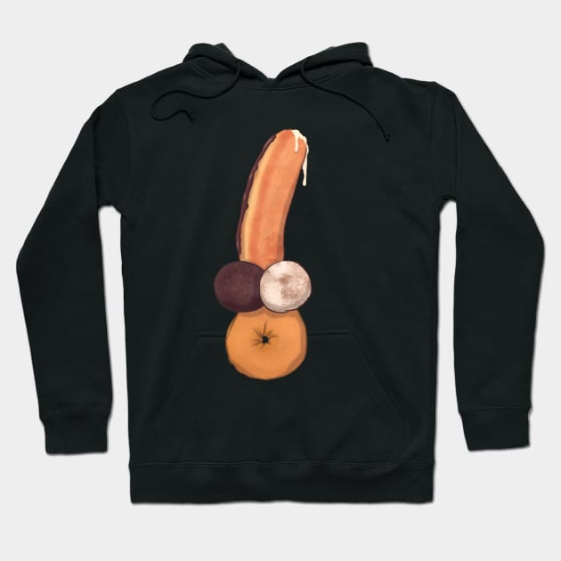 Donuts 2 Hoodie by LVBart